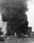Fire at W.J. Boynton's turpentine distillery in Tallahassee, Florida.