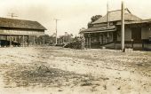 Altamonte Hotel tram shed at the Atlantic Coast Line Railroad station in Altamonte Springs.