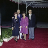 Couples at the Poinciana Club in Palm Beach.