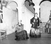 Three women in 19th century dress - Saint Augustine, Florida