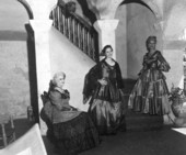 Three women in 19th century dress - Saint Augustine, Florida