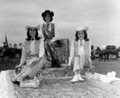 Cowgirls at the Silver Spurs Rodeo in Kissimmee.