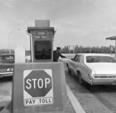 Alligator Alley toll booth area - Everglades, Florida