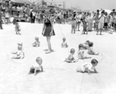 Jacksonville Beach "baby races"