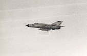 Cuban MIG over Florida Straits.