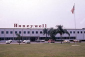 View of the Honeywell building.