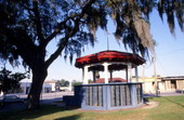 Gazebo located in front of the Pasco County Courthouse in Dade City, Florida.