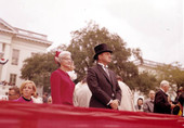 Governor Claude Kirk standing with his mother on inauguration day - Tallahassee, Florida