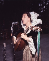 Sonia Malkine at the 1970 Florida Folk Festival in White Springs.