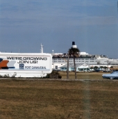 Cruise ship "Queen Elizabeth 2" moored at Port Canaveral.