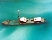 Aerial view of the "Arbutus" - Key West, Florida.