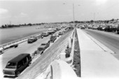 Overlooking the Garrison Bight area from top of the bridge during the Mariel Boatlift.