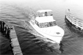 Charterboat departing Garrison Bight Marina during the Mariel Boatlift - Key West, Florida.