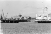 Cuban refugees departing from "Wayward Wind III" that brought them to Key West from Mariel, Cuba.