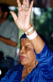 Mary McClain performs at Florida Folk Festival - White Springs, Florida .