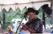Richard Seaman performs at the Florida Folk Festival - White Springs, Florida .