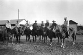 The crew of the Buck Island Ranch with folklorist Blanton Owen- Lake Placid, Florida