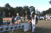 People displaying their craft items at the Zora Neale Hurston Festival of the Arts and Humanities - Eatonville, Florida