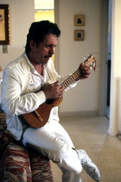 Jesus Rodriguez playing the cuatro- Naples, Florida