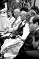Florida Folk Heritage Award recipients sitting in the audience at the award ceremony - Tallahassee, Florida.