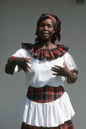 Lucille Frances-Fuller telling a Jamaican folk story- Carol City, Florida