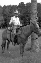 Cow whip maker George "Junior" Mills - Okeechobee, Florida.