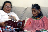 Seminole healer Susie Jim Billie, right, and apprentice Mary Johns - Clewiston, Florida