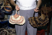 Baskets made by Mary Brandenburg and her mother - West Palm Beach, Florida.