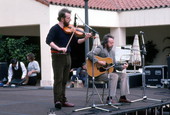 James Kelly, left, and Mick Moloney performing at the Traditions Festival - Miami, Florida.
