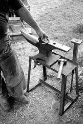 Farrier's tools.