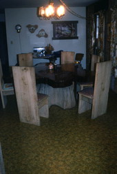 Cypress table and chairs - Palmdale, Florida.