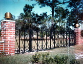 Example of wrought iron work by Francis Williams in Gainesville, Florida.