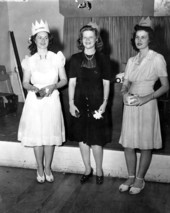 Beauty contestants at the Gainesville Recreation Department's Service Center.