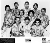 Publicity shot of Cuban American band Salsa Express- Miami, Florida.