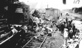 Barnes Circus train wreck