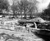 Archaeologist working at San Marcos de Apalache Historic State Park - St. Marks, Florida