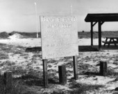 Sign for Frank B. Butler State Park - St. Johns County, Florida