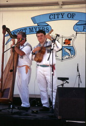 Jesus Charp and Henry Rodriguez performs at the Taste of the Town Festival - Fort Myers, Florida.