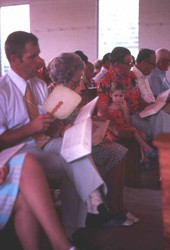 Sacred Harp singing by the congregation at Bethlehem Primitive Baptist Church - Old Chicora, Florida