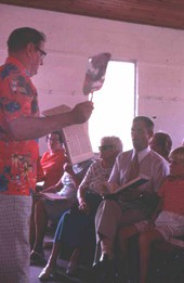 Sacred Harp singing at the Bethlehem Primitive Baptist Church - Old Chicora, Florida