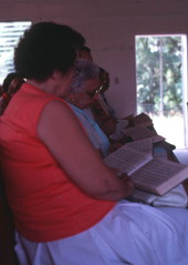 Sacred Harp singing by women of the Bethlehem Primitive Baptist Church - Old Chicora, Florida