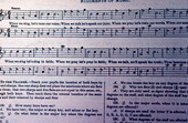 "Rudiments of Music" from a revised copy of the "Sacred Harp" by W.M. Cooper - Old Chicora, Florida