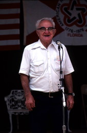 E.A. "Frog" Smith telling a story - White Springs, Florida