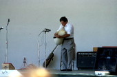 Nikitas Tsimouris playing the tsambouna - White Springs, Florida