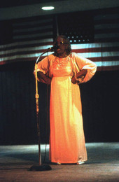 Singer Mary McClain at the 1982 Florida Folk Festival - White Springs, Florida