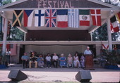 1985 Florida Folk Heritage Awards winners on the main stage- White Springs, Florida