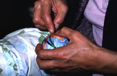 Kazuko Law making temari - Gulf Breeze, Florida