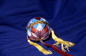 Temari made by Chieri Esposito and Kazuko Law - Gulf Breeze, Florida