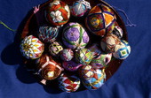 Temari made by Chieri Esposito and Kazuko Law - Gulf Breeze, Florida