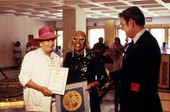 Jean Whilden and Mary McClain at the Folk Heritage Awards - Tallahassee, Florida.